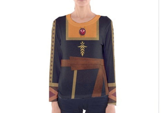 Women's Anna Inspired Long Sleeve V-Neck Shirt