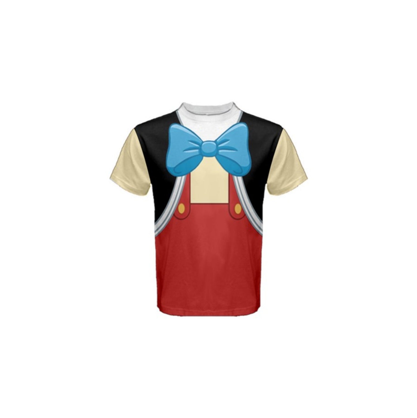 Men's Pinocchio Inspired Short Sleeve Shirt