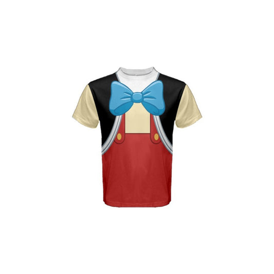 Men's Pinocchio Inspired Short Sleeve Shirt