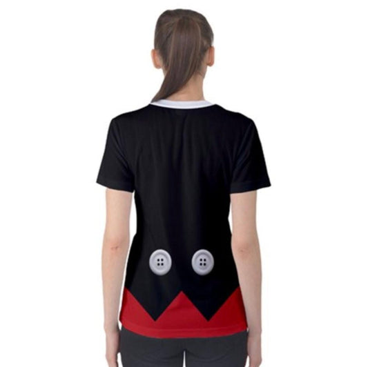 Women's Mayor Mickey Inspired Short Sleeve Shirt