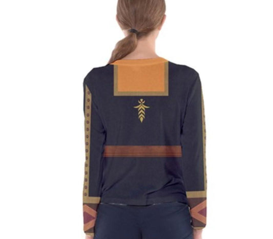 Women's Anna Inspired Long Sleeve V-Neck Shirt