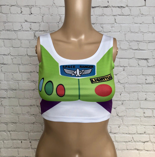 Buzz Lightyear Inspired Crop Top