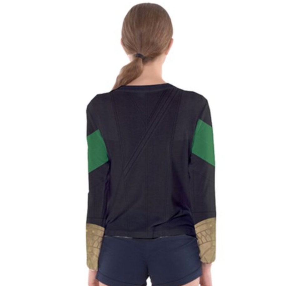 Women's Loki Thor Inspired Long Sleeve V-Neck Shirt