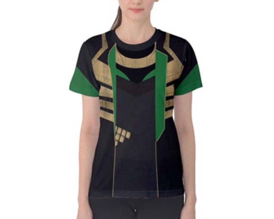 Women's Loki Thor Inspired Short Sleeve Shirt