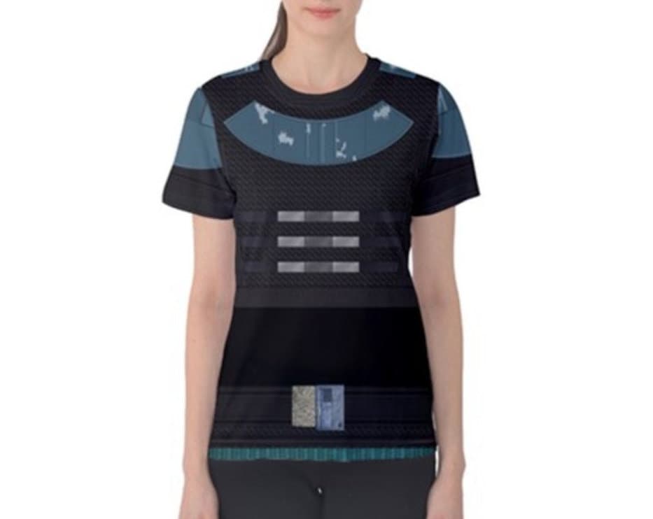 Women's Cara Dune Inspired ATHLETIC Short Sleeve Shirt