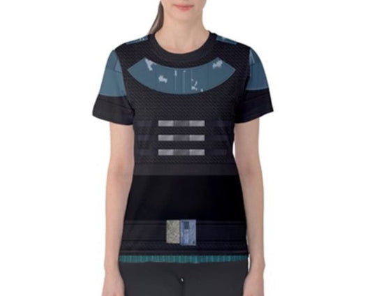 Women's Cara Dune Inspired ATHLETIC Short Sleeve Shirt