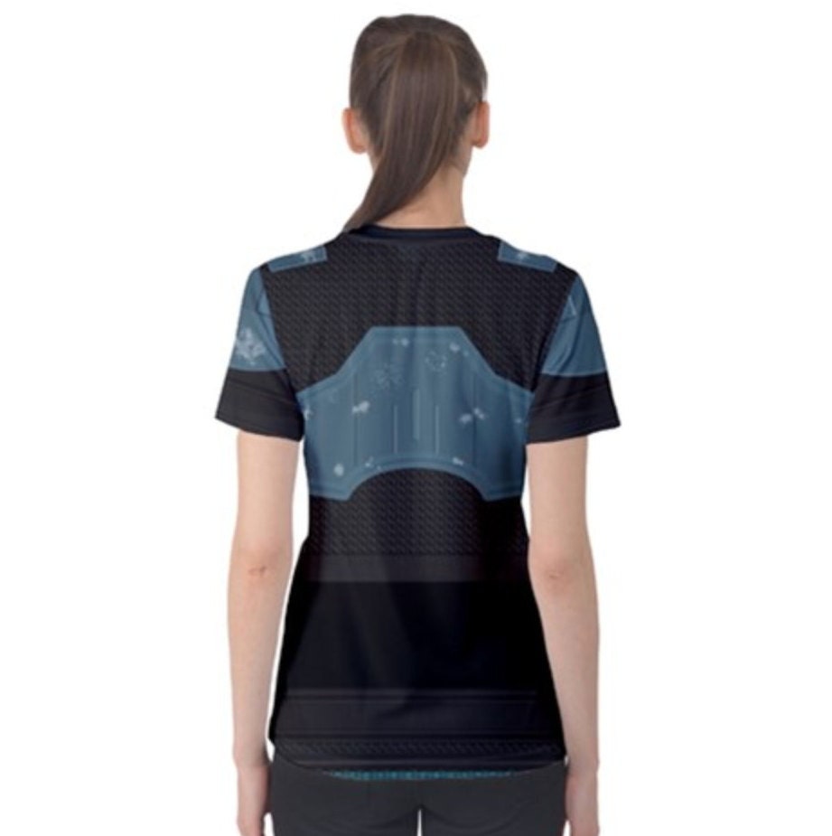 Women's Cara Dune Inspired ATHLETIC Short Sleeve Shirt