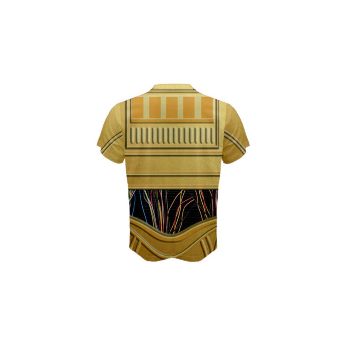 Men's C3PO Inspired Short Sleeve Shirt