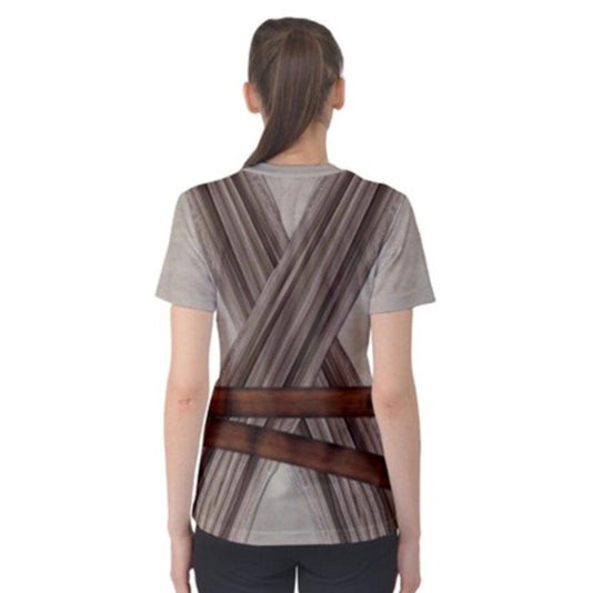 Women's Rey Force Awakens Inspired Short Sleeve Shirt