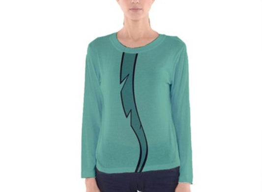 Women's Flotsam and Jetsam Inspired Long Sleeve V-Neck Shirt