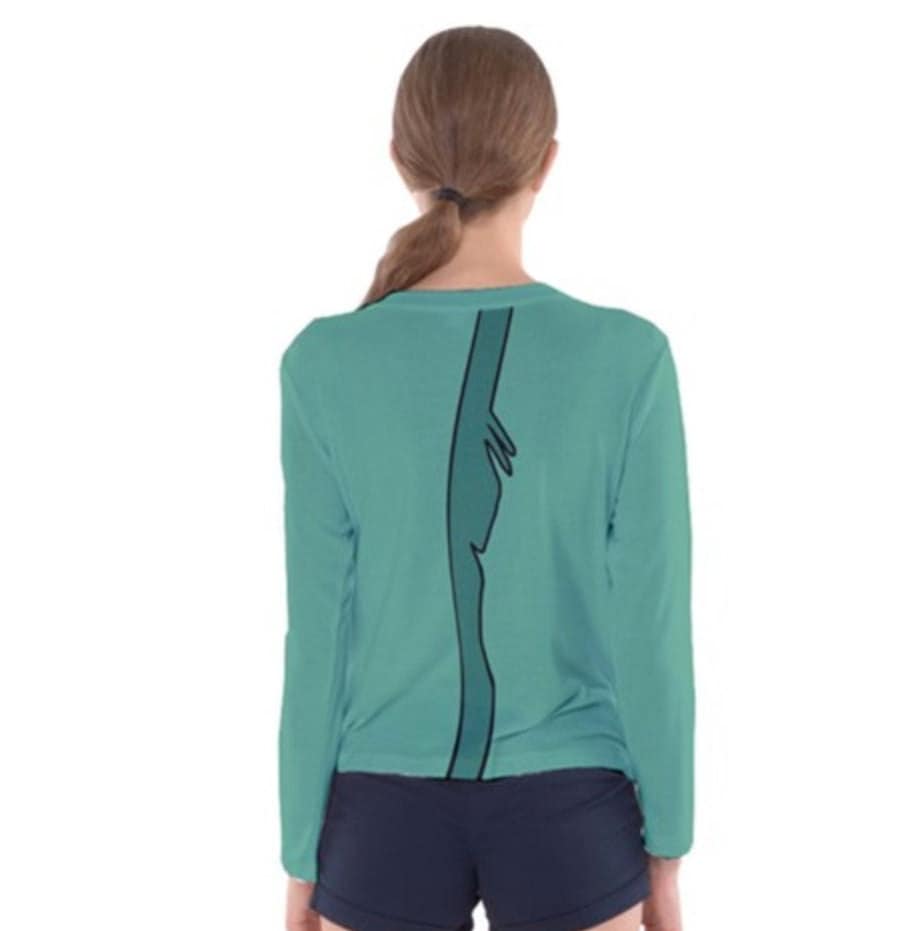 Women's Flotsam and Jetsam Inspired Long Sleeve V-Neck Shirt