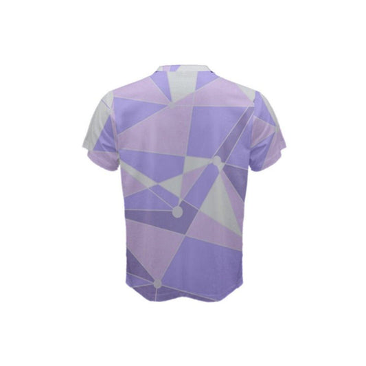 Men's Purple Wall Inspired Short Sleeve Shirt