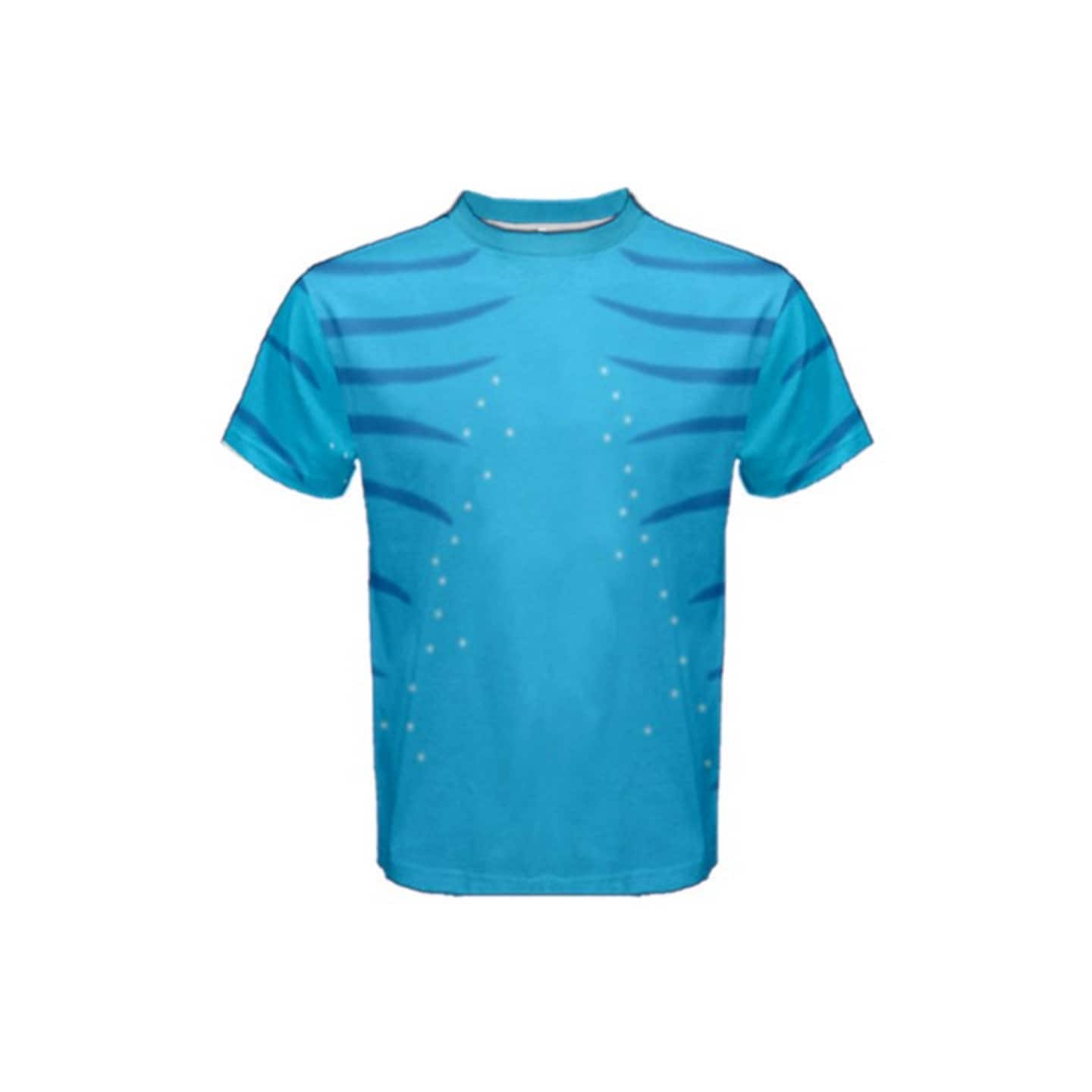 Men's Avatar Inspired ATHLETIC Short Sleeve Shirt