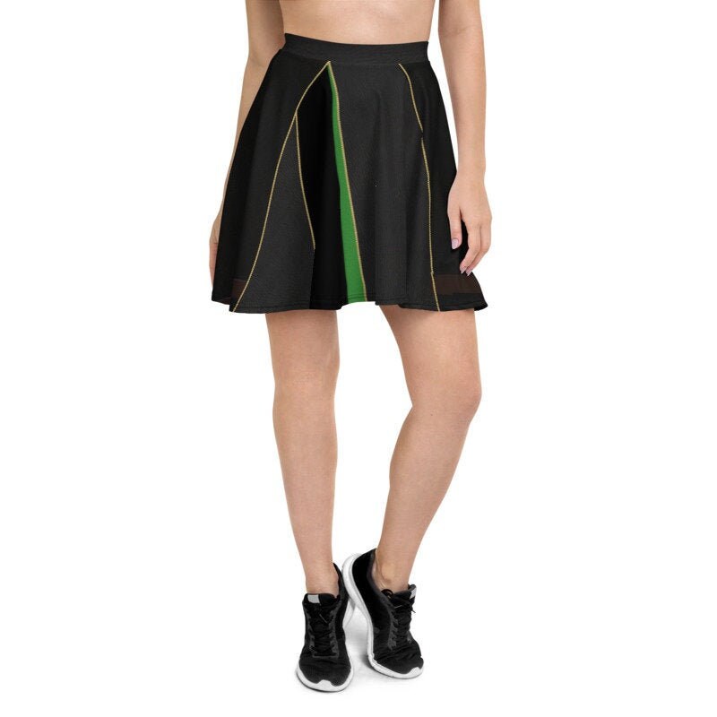 Loki Marvel Inspired Skater Skirt