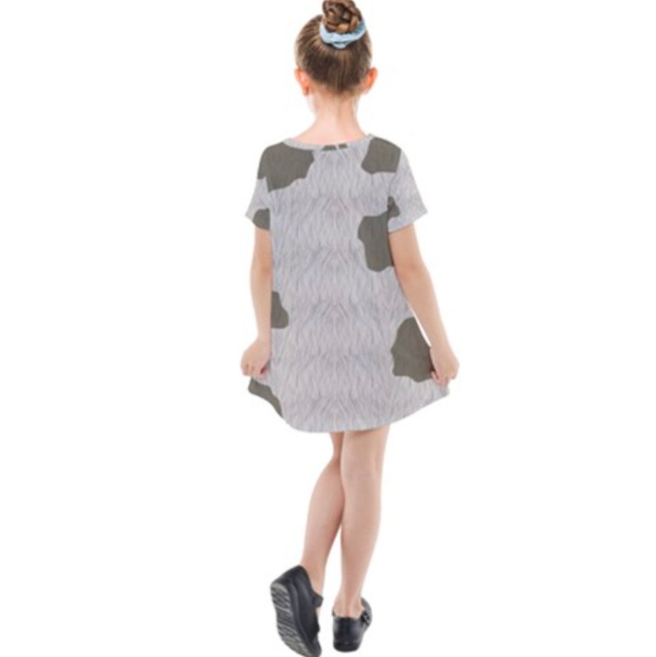 READY-to-SHIP Kids' Pua Inspired Dress: Sublimation Print Costume