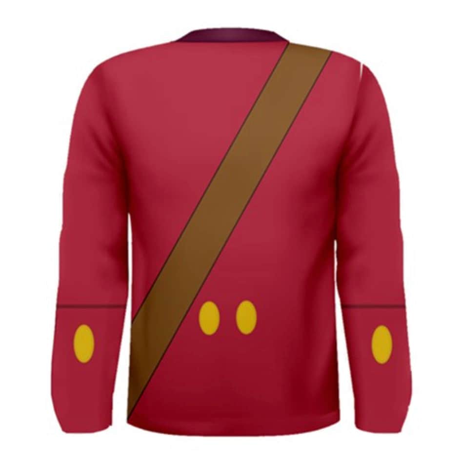 Men's Captain Hook Peter Pan Inspired Long Sleeve Shirt