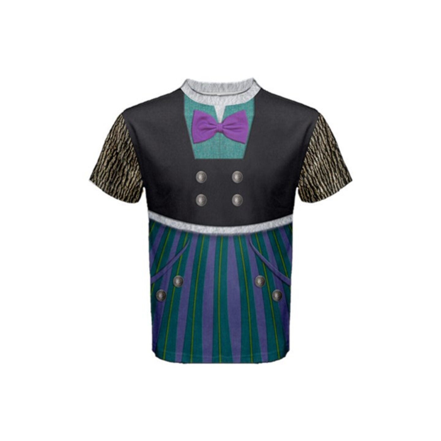 Men's Coronation Olaf Inspired Short Sleeve Shirt