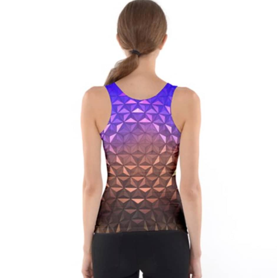 Women's Nighttime Epcot Spaceship Earth Inspired Tank Top