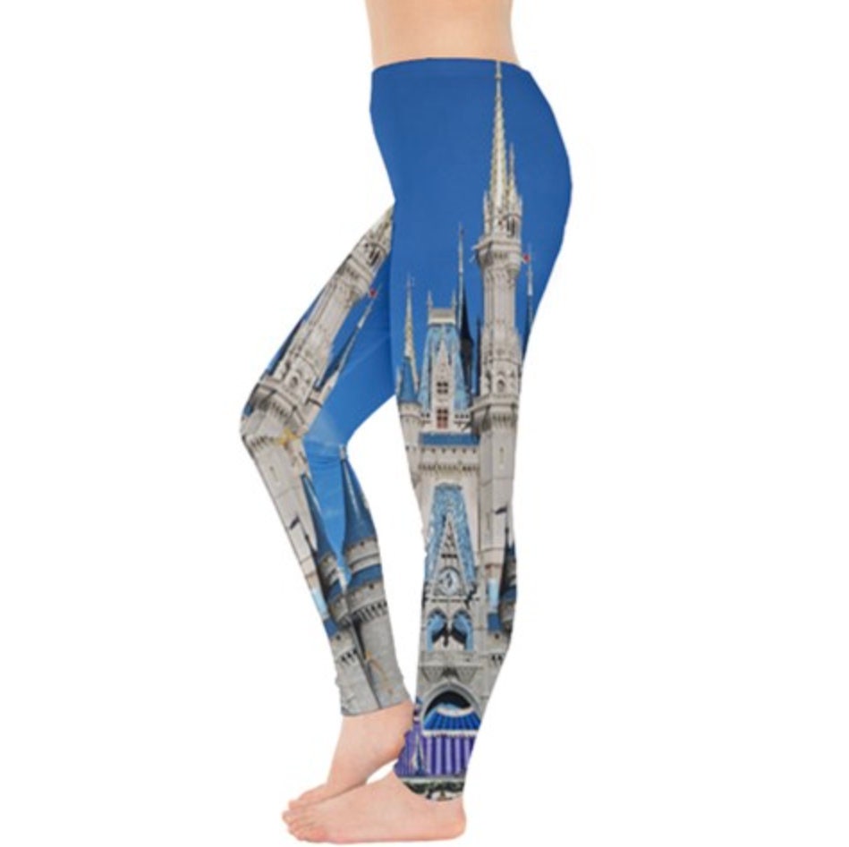 Cinderella Castle Castle Inspired Leggings