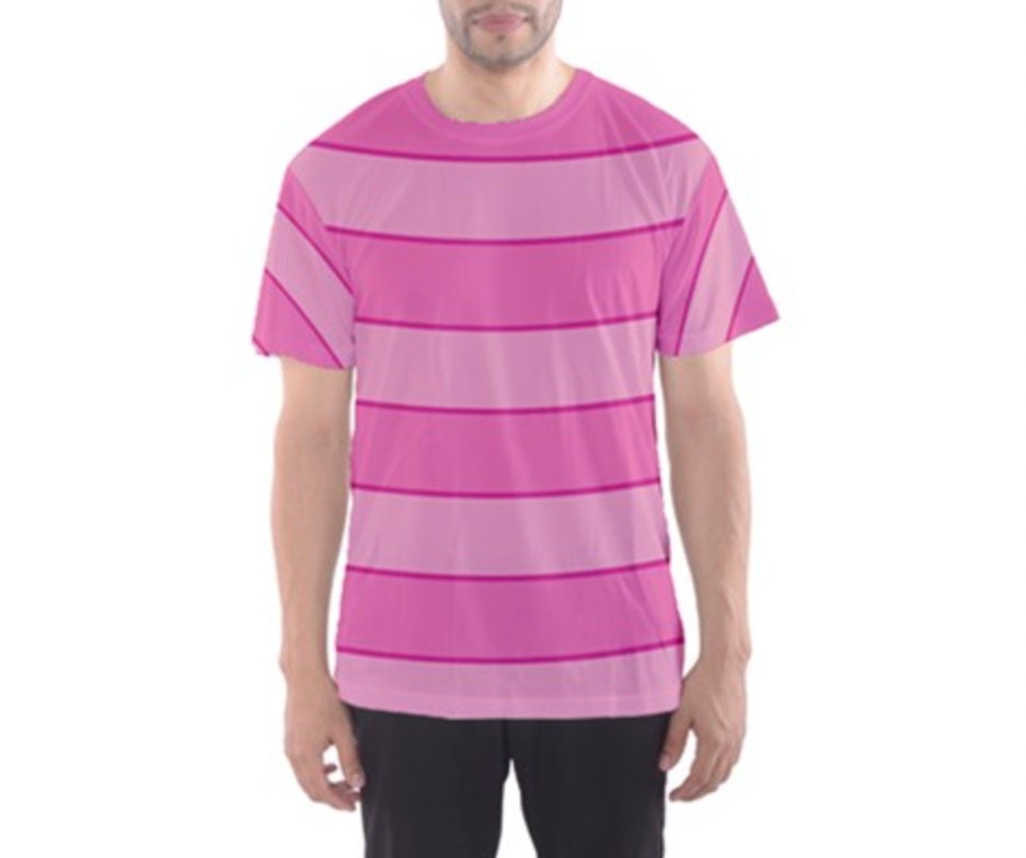 Men's Cheshire Cat Inspired ATHLETIC Short Sleeve Shirt