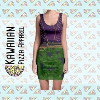 Mal Inspired Tank Bodycon Dress