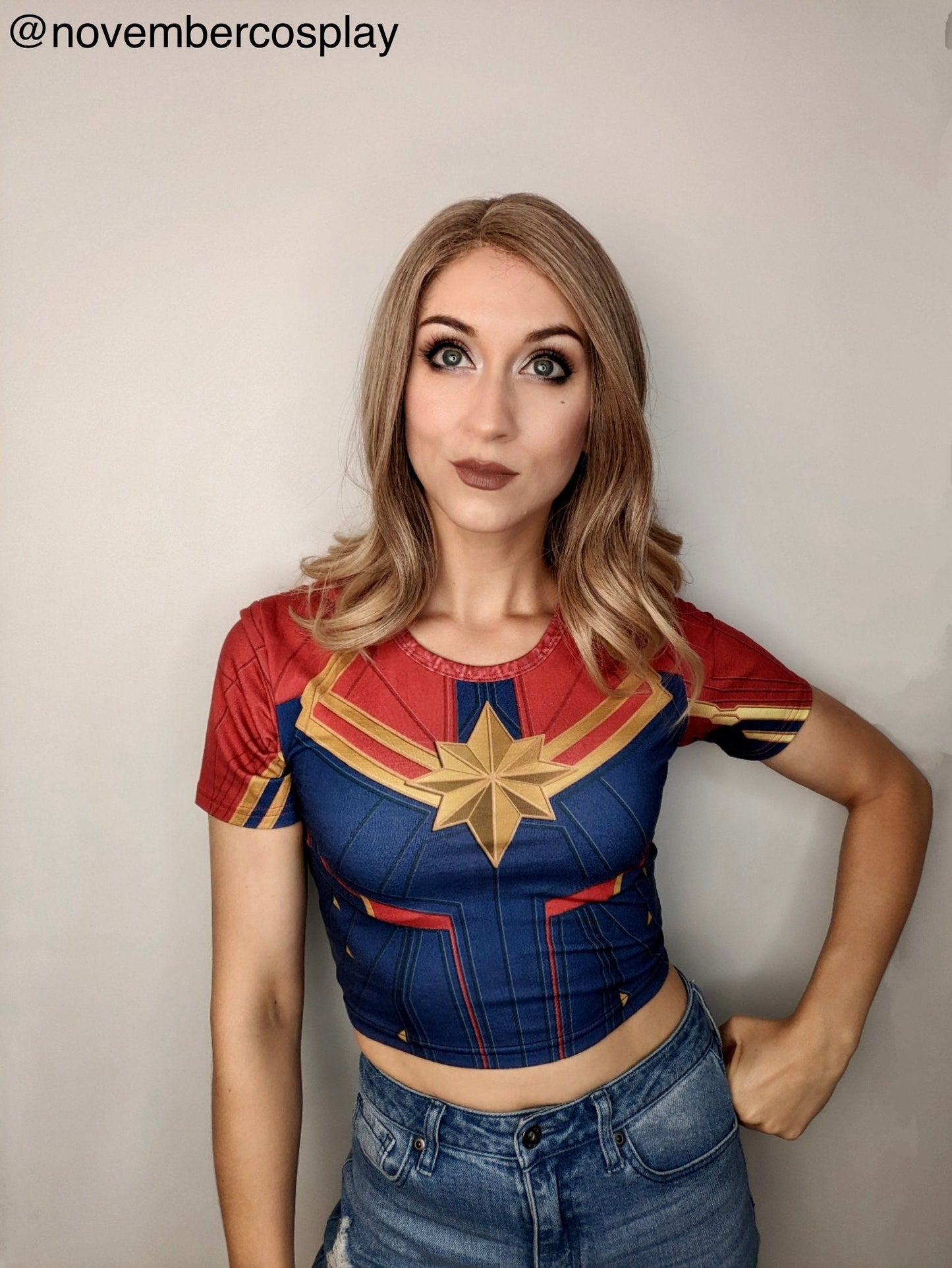 Capt. Danvers Inspired Crop Top
