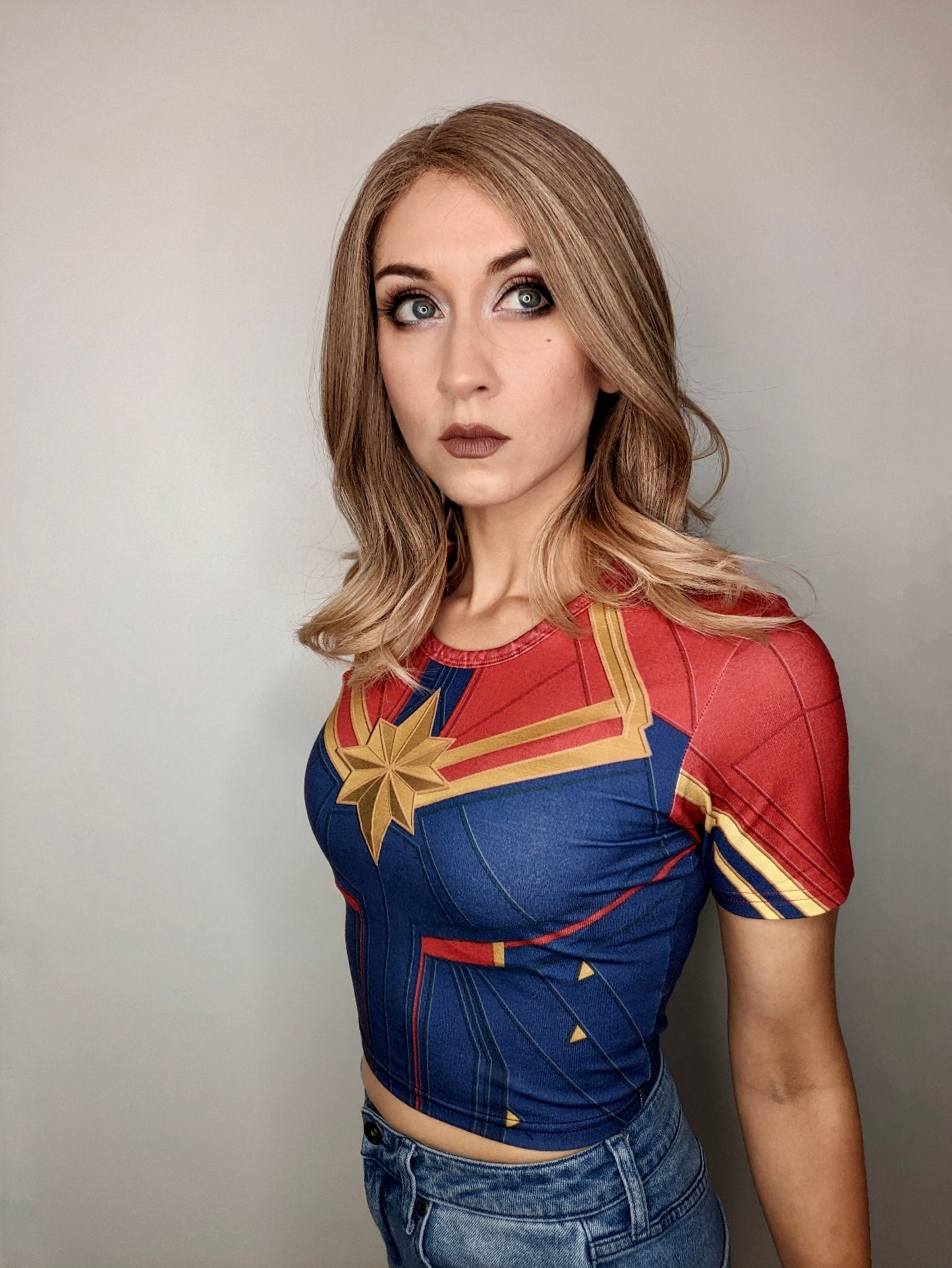 Capt. Danvers Inspired Crop Top
