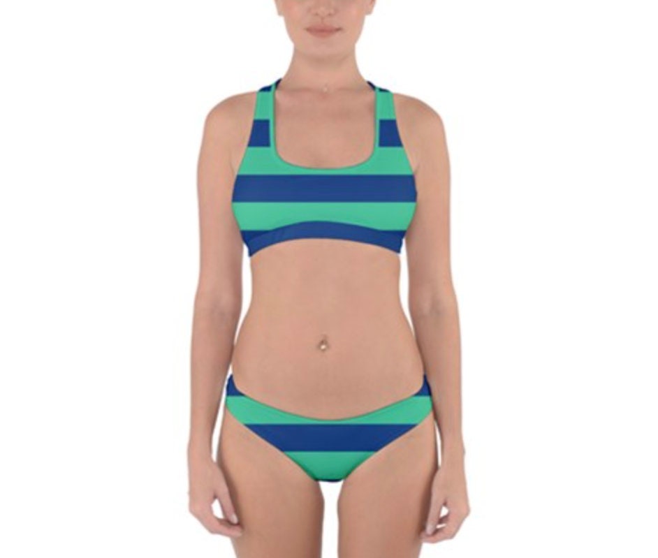 Nani Inspired Cross Back Hipster Bikini