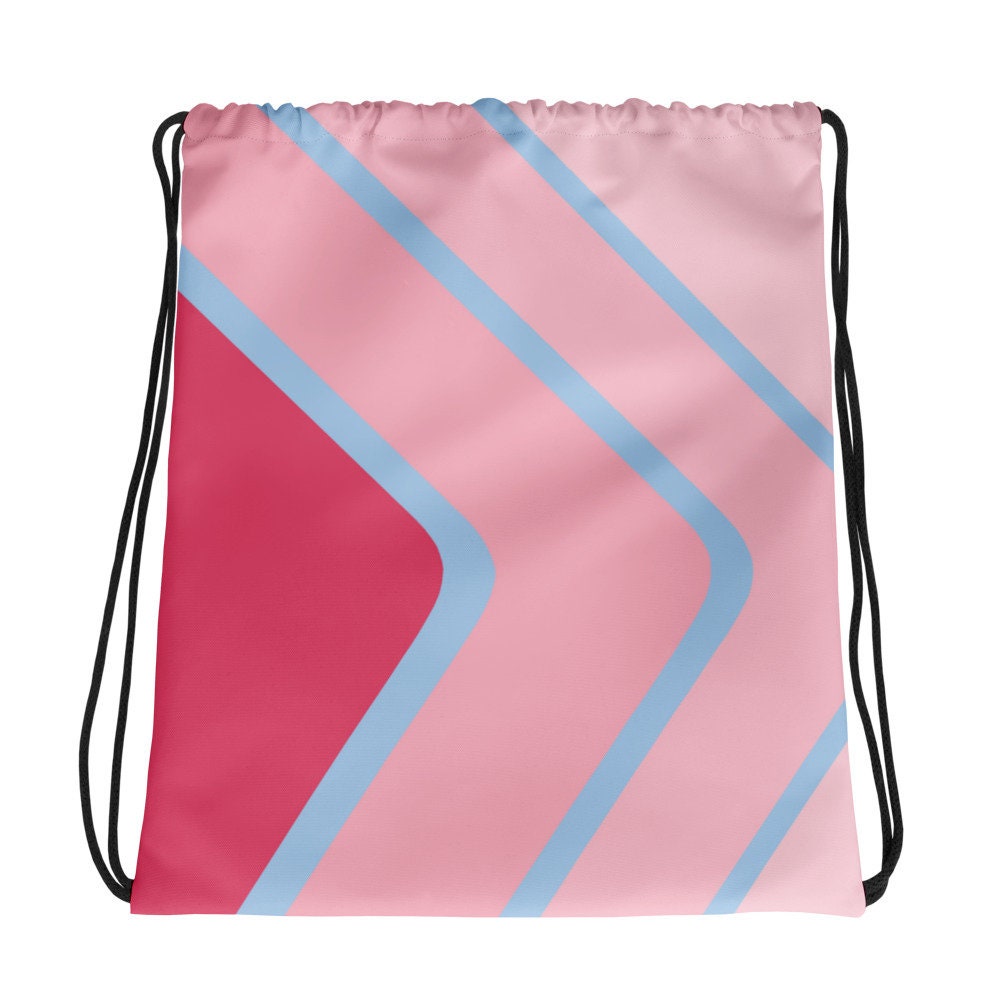 Bubblegum Wall Inspired Drawstring Backpack