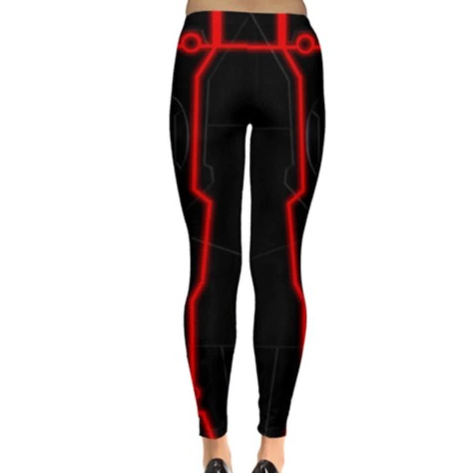 Red Tron Inspired Leggings