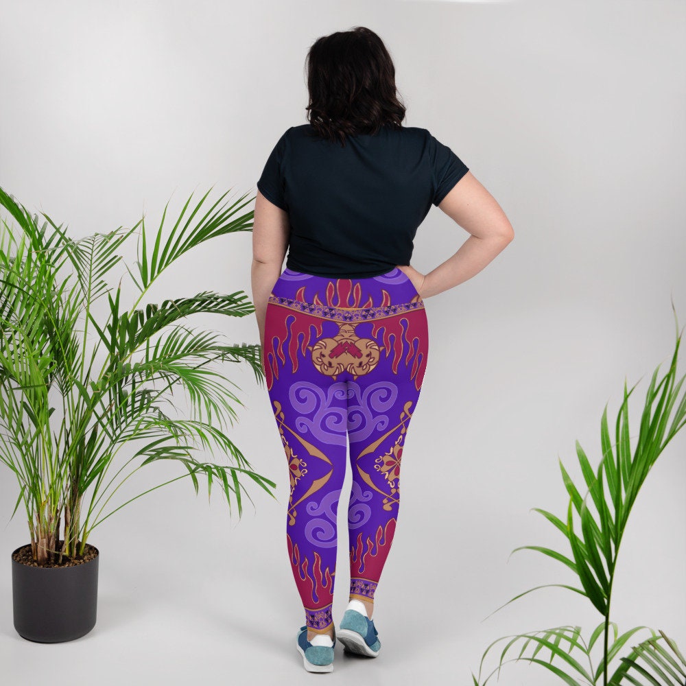 RUSH ORDER: Magic Carpet Inspired All-Over Print Plus Size Leggings