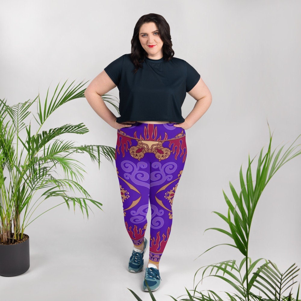 RUSH ORDER: Magic Carpet Inspired All-Over Print Plus Size Leggings