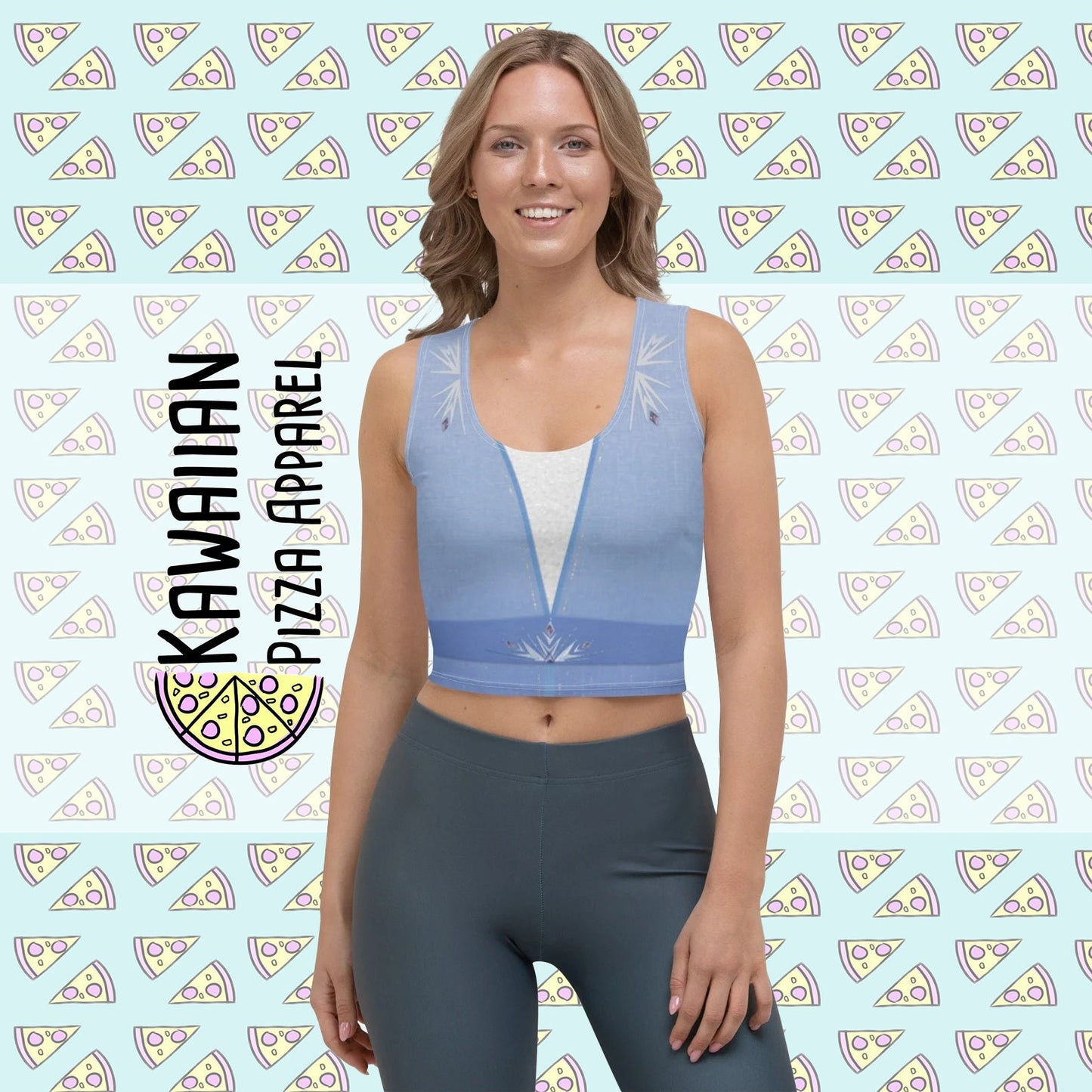 RUSH ORDER: Elsa Inspired Crop Top