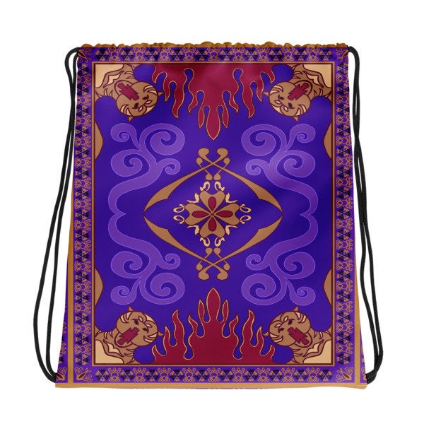 Magic Carpet Inspired Drawstring Backpack