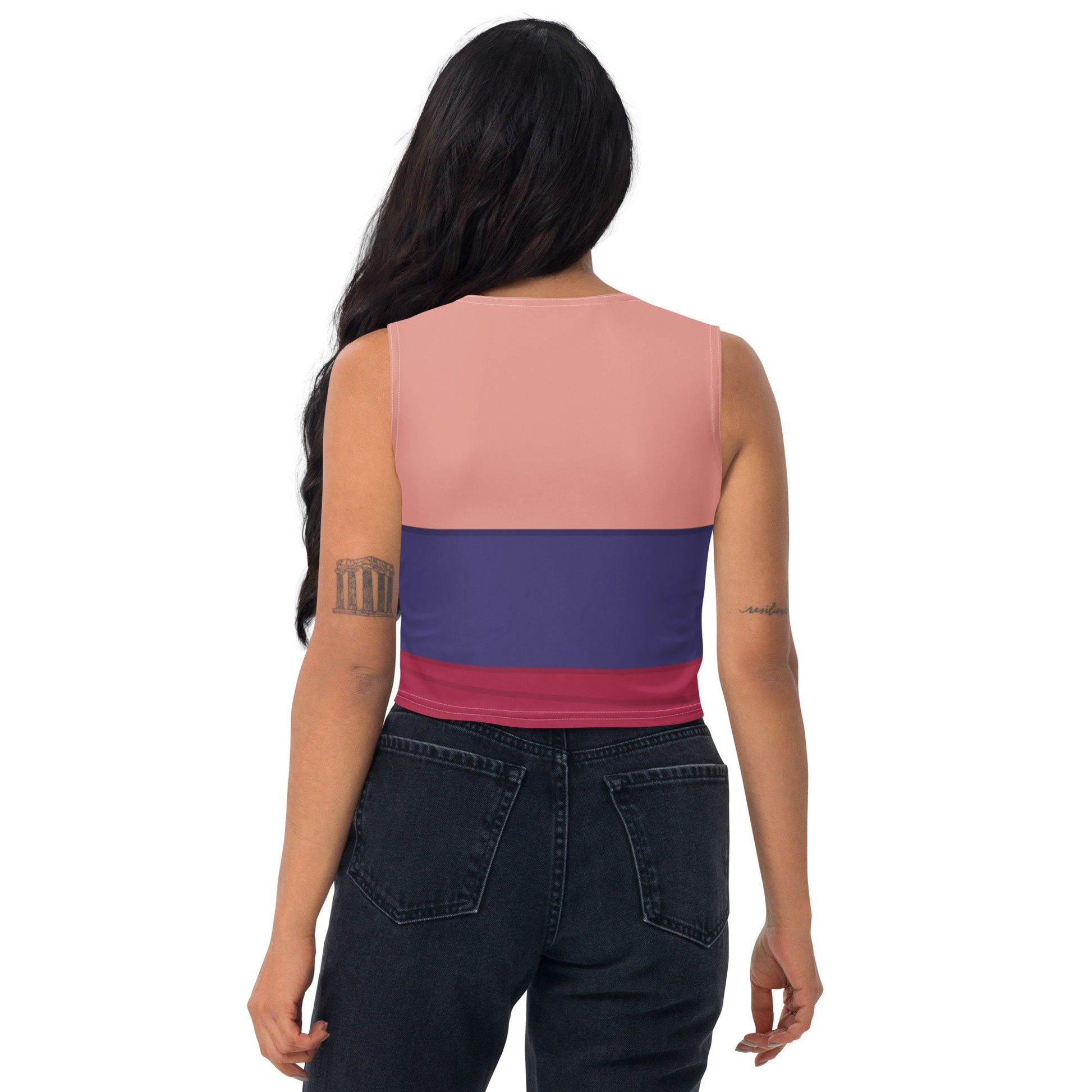 RUSH ORDER: Mulan Inspired Crop Top