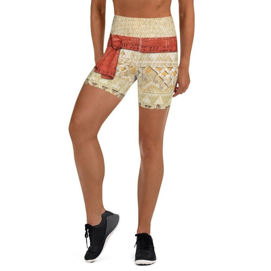 Women's Moana Inspired Yoga Shorts