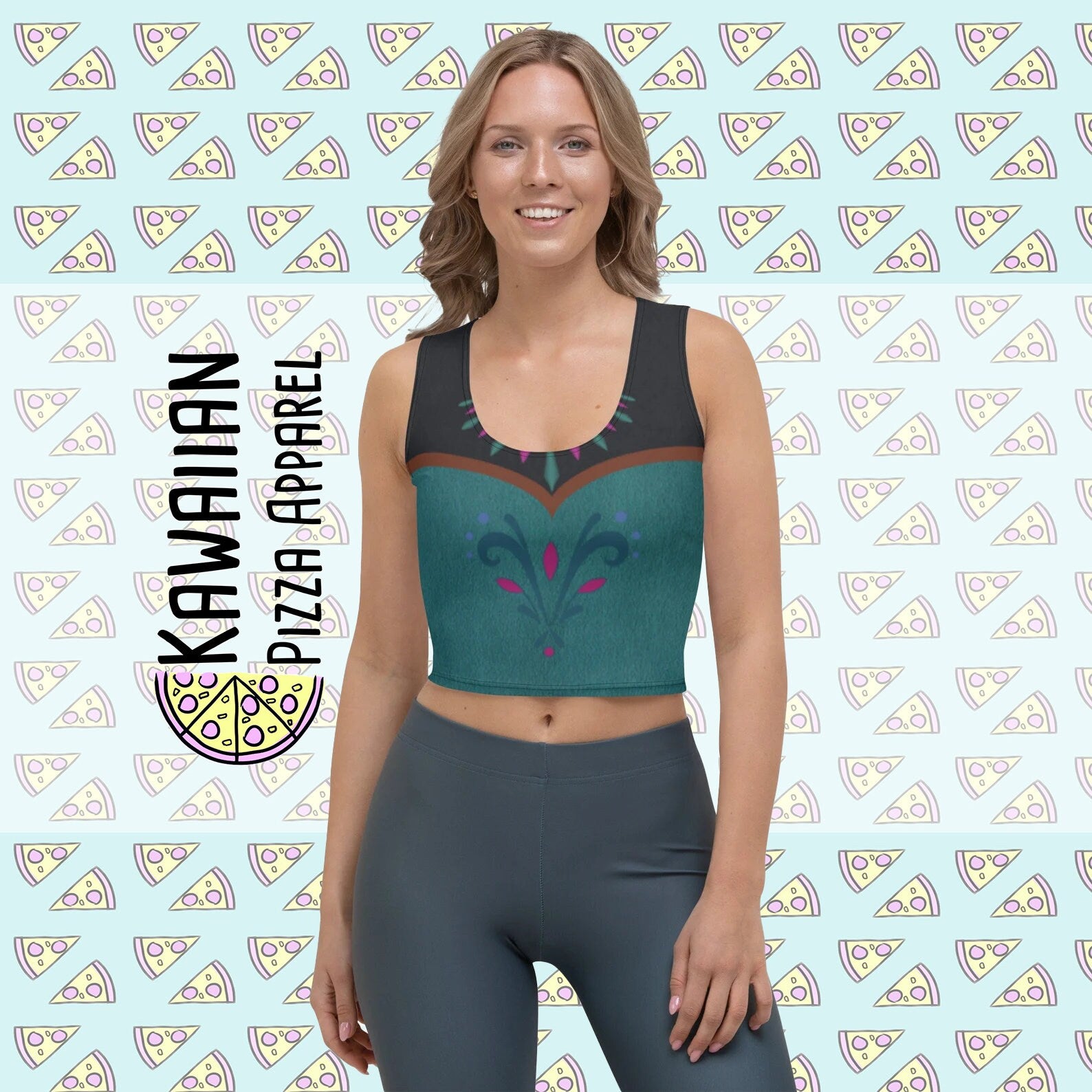 RUSH ORDER: Coronation Elsa Inspired Crop Top