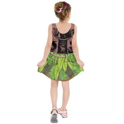 Kid's Maui Inspired Sleeveless Dress