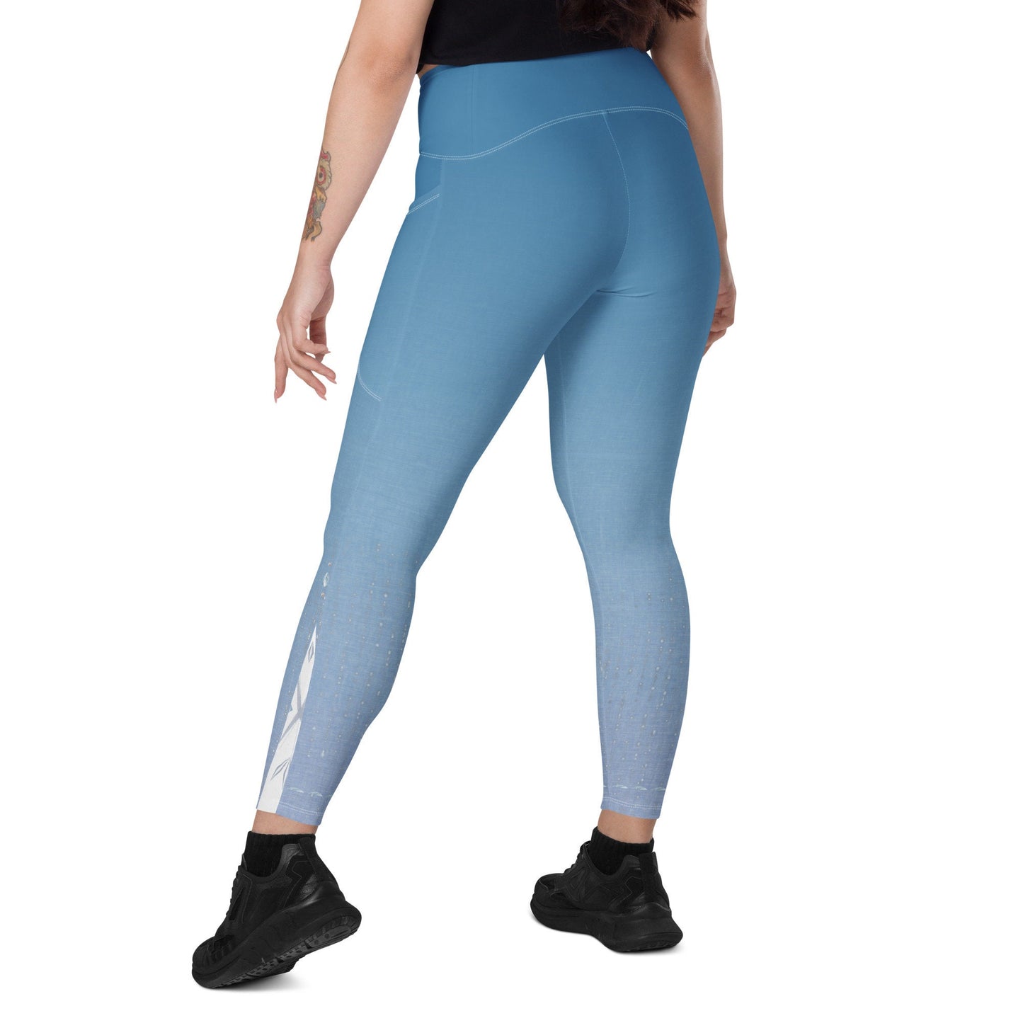 RUSH ORDER: Elsa Inspired Leggings with pockets