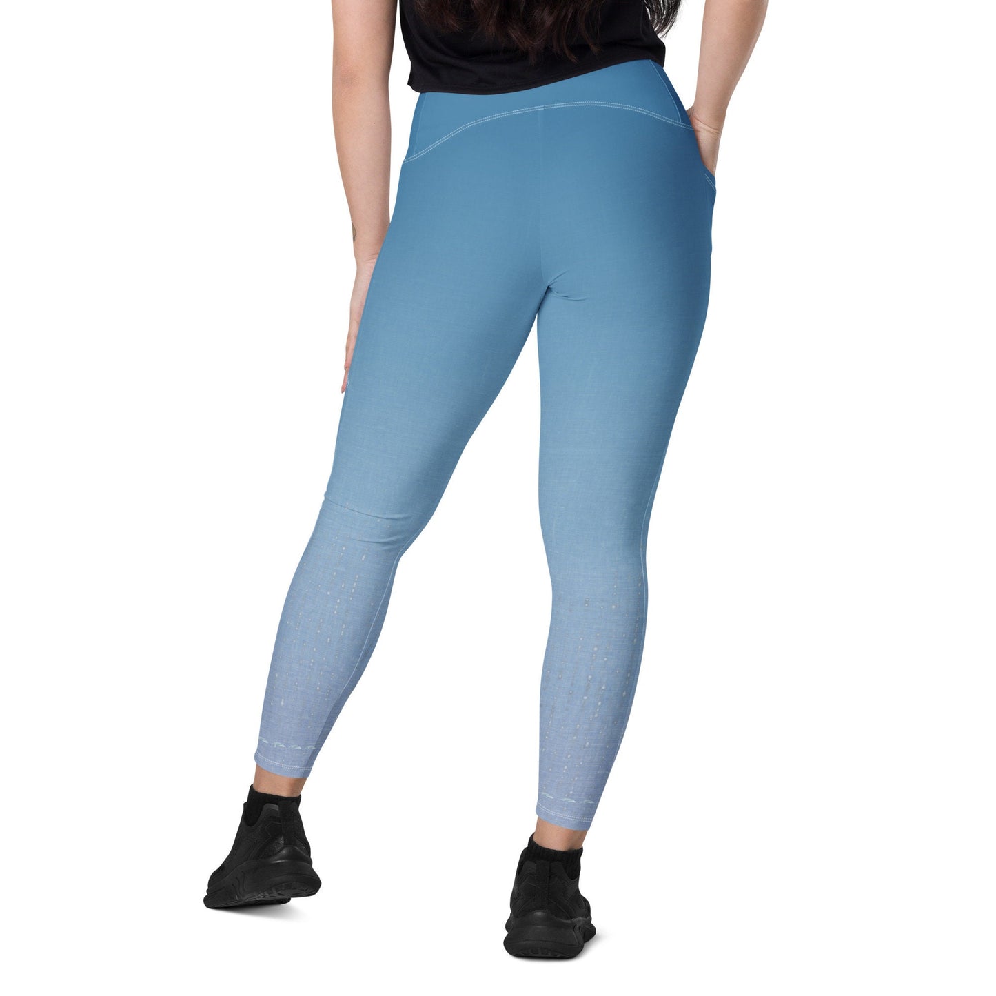 RUSH ORDER: Elsa Inspired Leggings with pockets