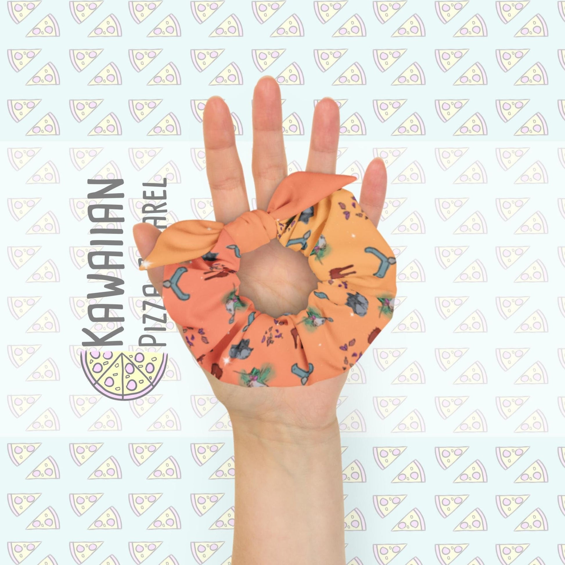 Pocahontas Inspired Recycled Scrunchie