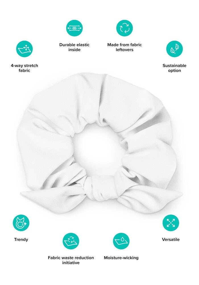 Monsters Doors Inspired Recycled Scrunchie