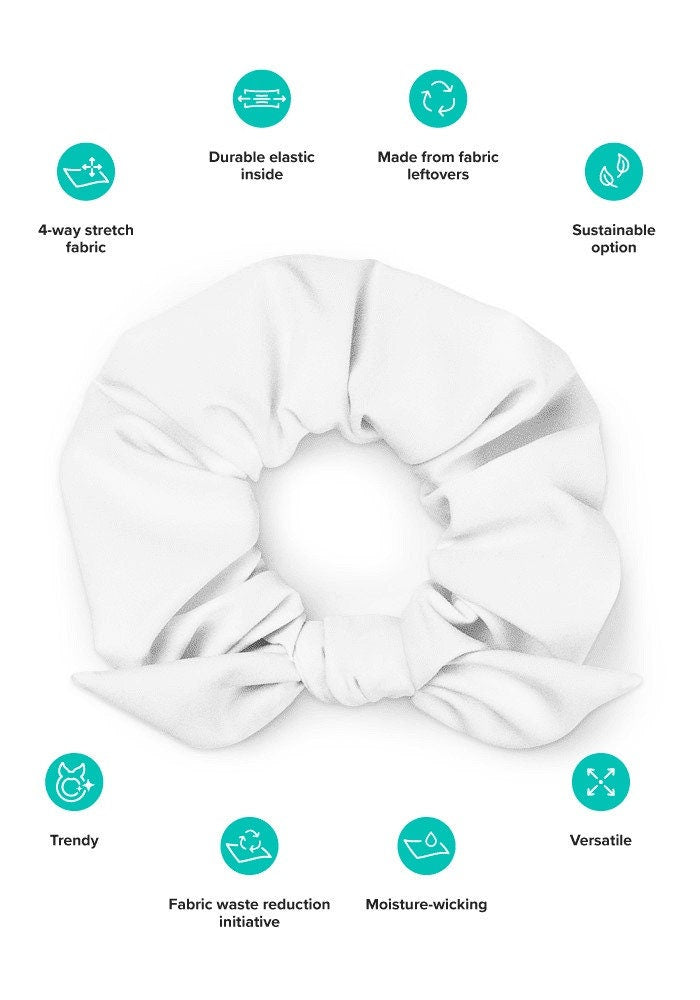 Pocahontas Inspired Recycled Scrunchie