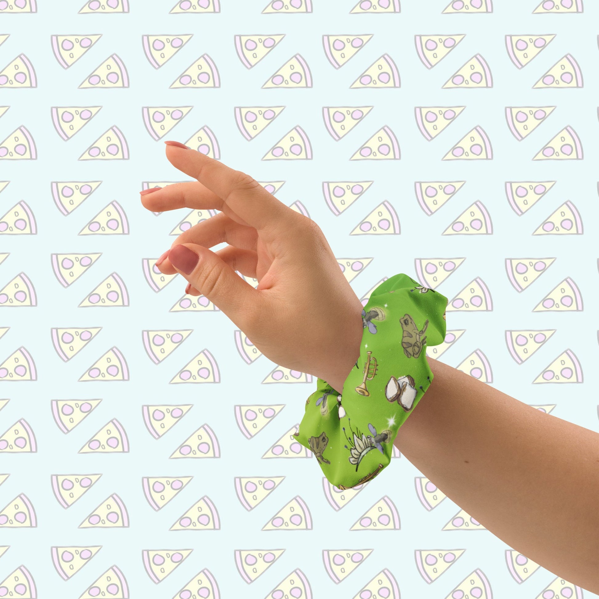 Tiana Inspired Recycled Scrunchie