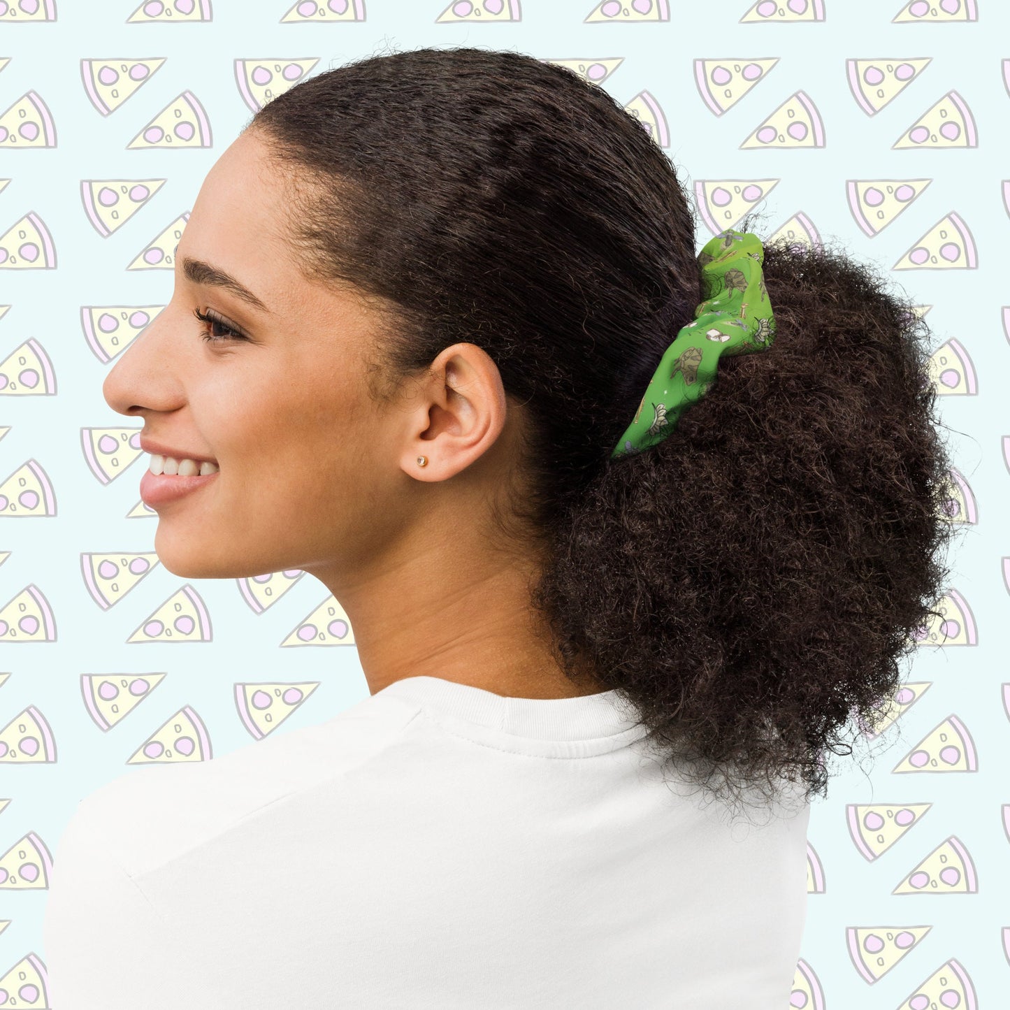 Tiana Inspired Recycled Scrunchie