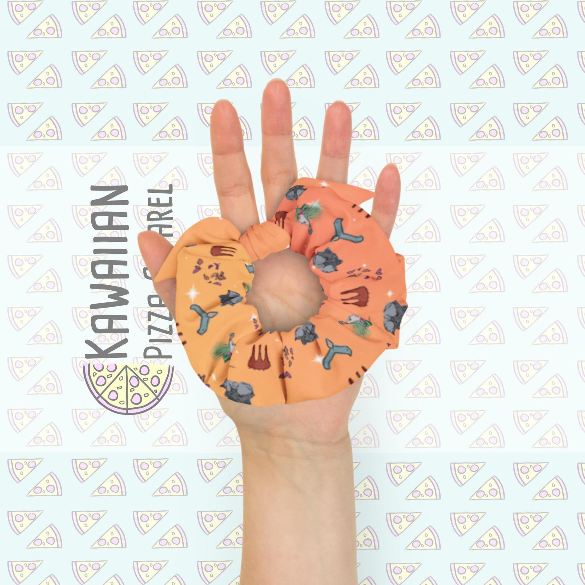 Pocahontas Inspired Recycled Scrunchie