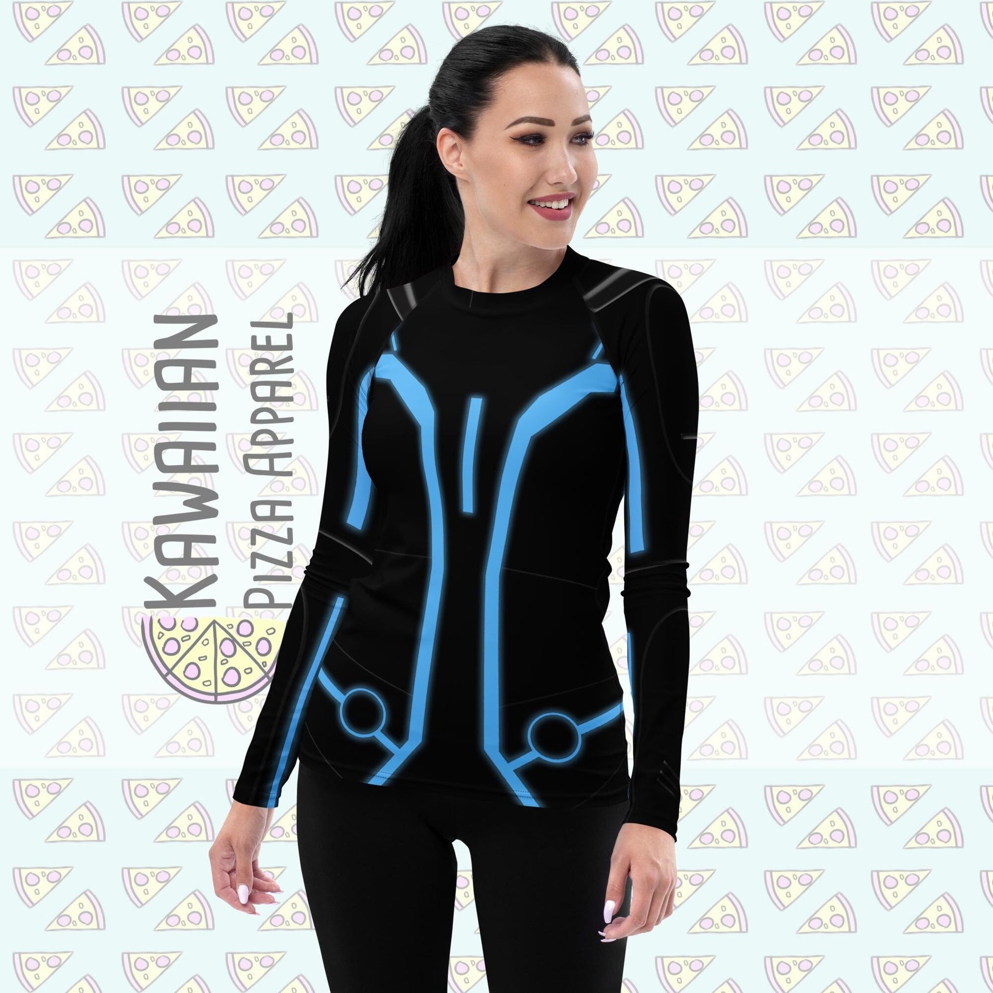 RUSH ORDER: Women's Tron Legacy Inspired Long Sleeve ATHLETIC Shirt