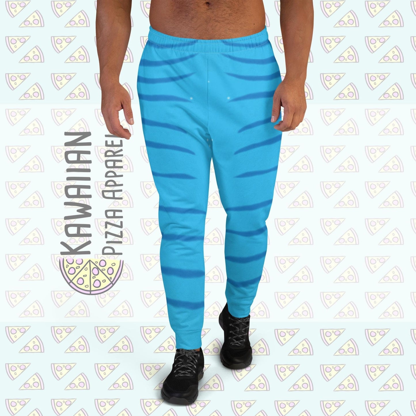 READY-to-SHIP Men's Avatar Inspired Joggers: Slim Fit Fleece Lounge Pants