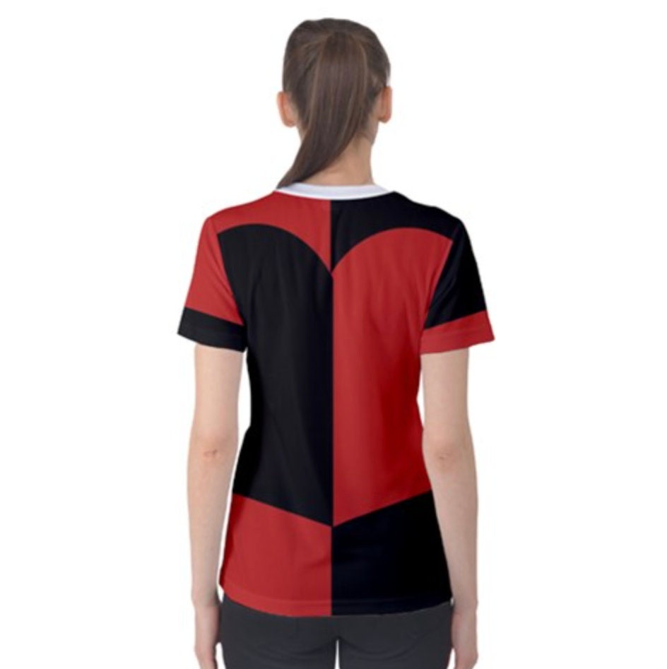 Women's Queen of Hearts Inspired Short Sleeve Shirt