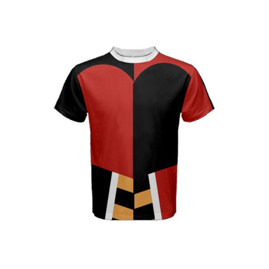 Men's Queen of Hearts Inspired Short Sleeve Shirt